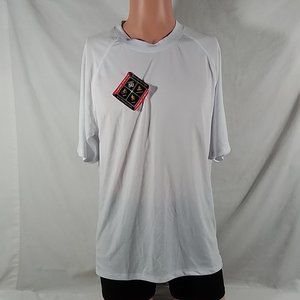Men's ZeroXposur Short Sleeve Island Swim Tee White Size: Medium - New with Tags